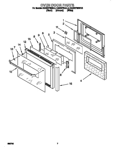 Oven door