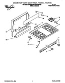 Cooktop and control panel
