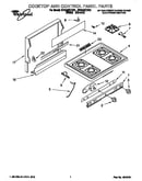 Cooktop and control panel