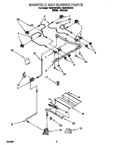 Manifold and burner