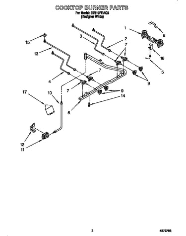 Cooktop burner