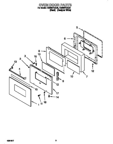 Oven door