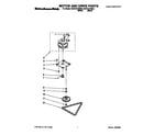 KitchenAid KCCC151EBL0 motor and drive diagram