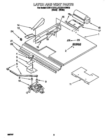 Latch and vent