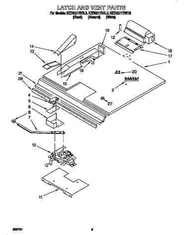 Latch and vent