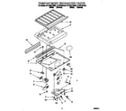 Roper RT14VKYDW02 compartment separator diagram