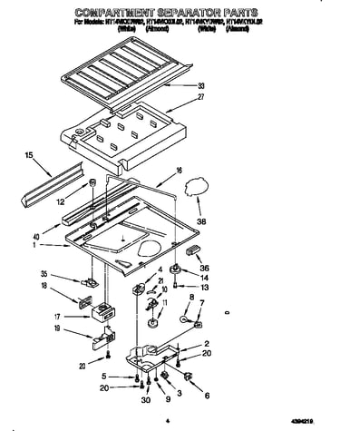 Compartment separator