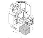 KitchenAid KERH507YWH4 oven chassis diagram