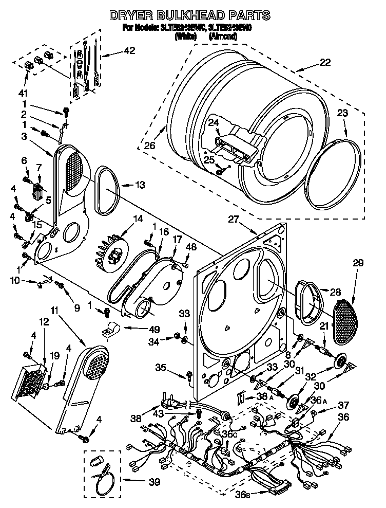 Dryer bulkhead