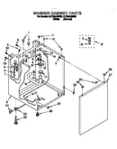 Washer cabinet
