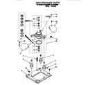 Whirlpool 3LTE5243BW0 machine base diagram