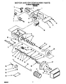 Motor and ice container