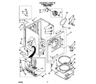 Whirlpool TGDL640DQ1 cabinet diagram