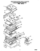 Refrigerator shelf