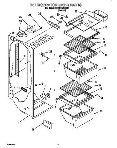 Refrigerator liner