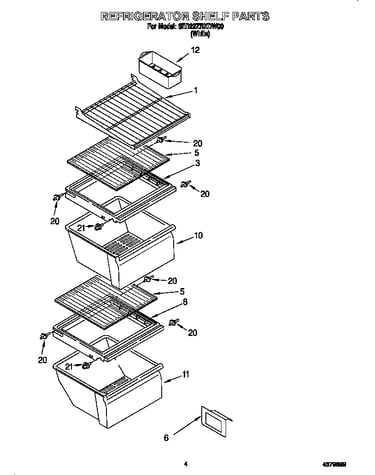 Refrigerator shelf