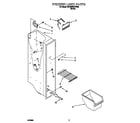 Whirlpool 6ED22ZRXDW00 freezer liner diagram