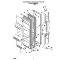 Whirlpool 6ED22ZRXDW00 refrigerator door diagram