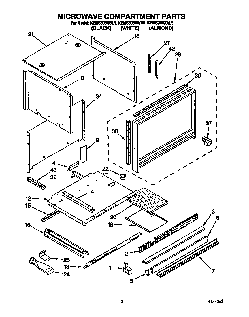Microwave compartment