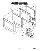 Door and latch