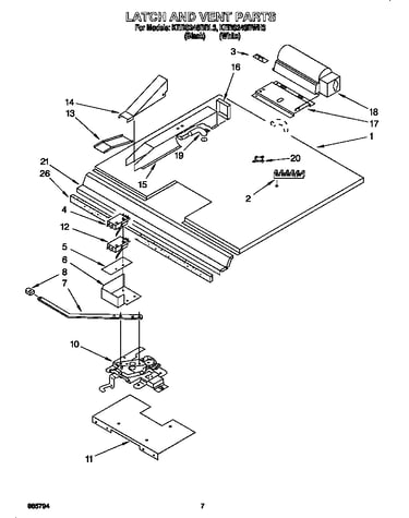 Latch and vent