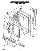 Refrigerator door