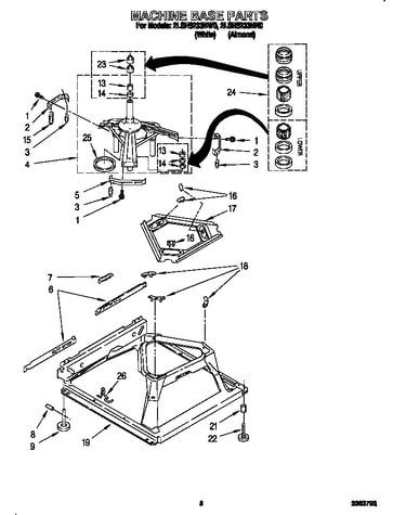 Machine base