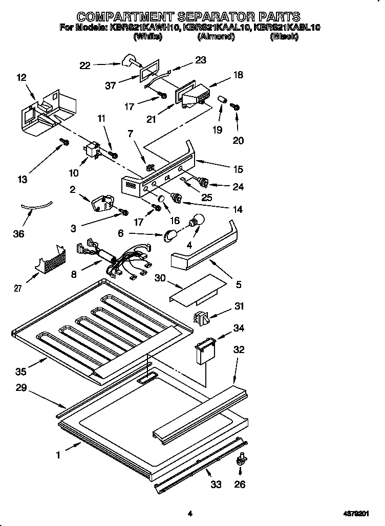 Compartment separator