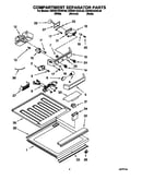 Compartment separator