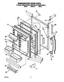 Refrigerator door