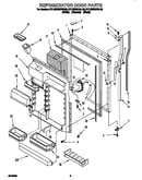 Refrigerator door