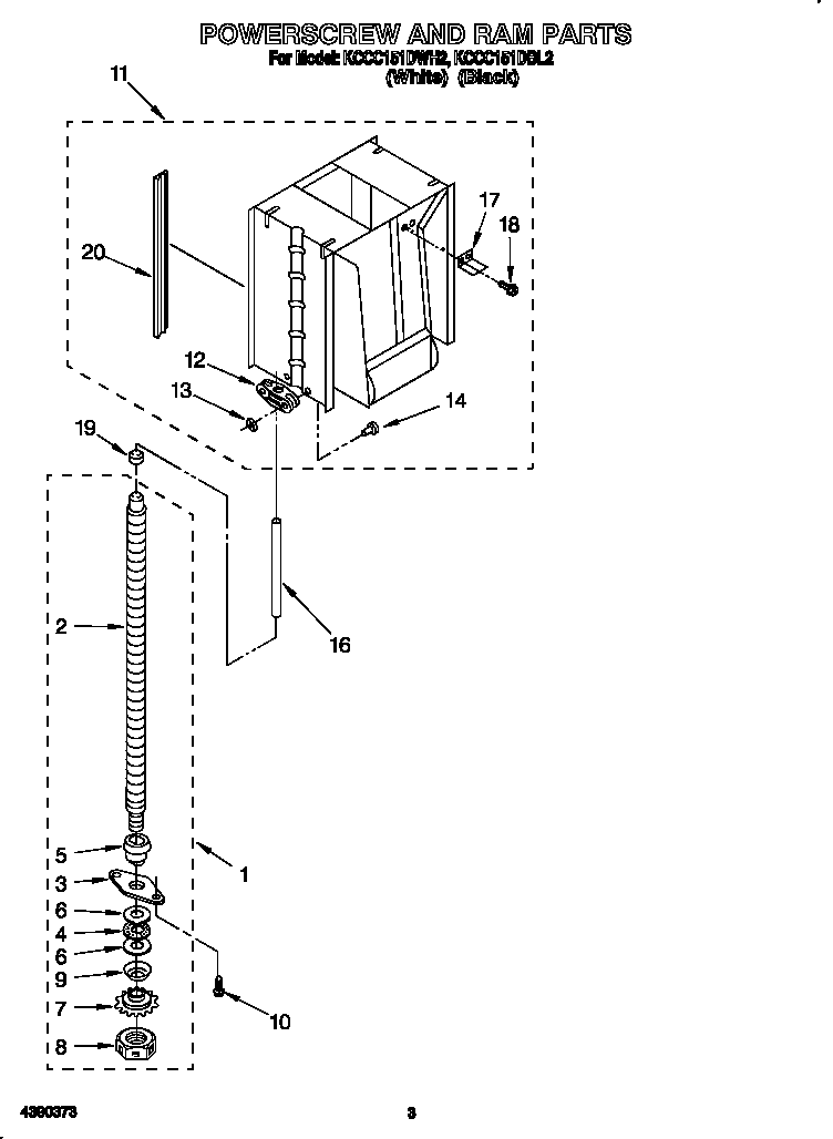 Powerscrew and ram