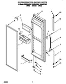 Refrigerator door