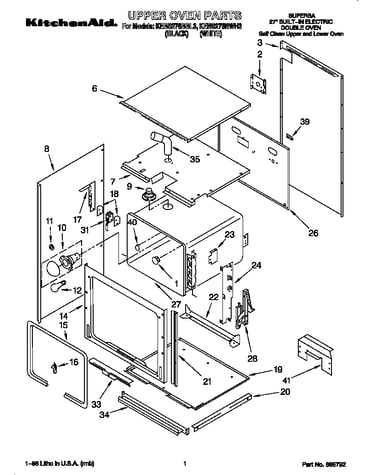 Upper oven