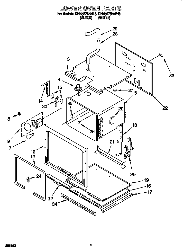 Lower oven
