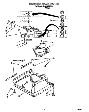 Machine base