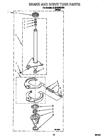 Brake and drive tube