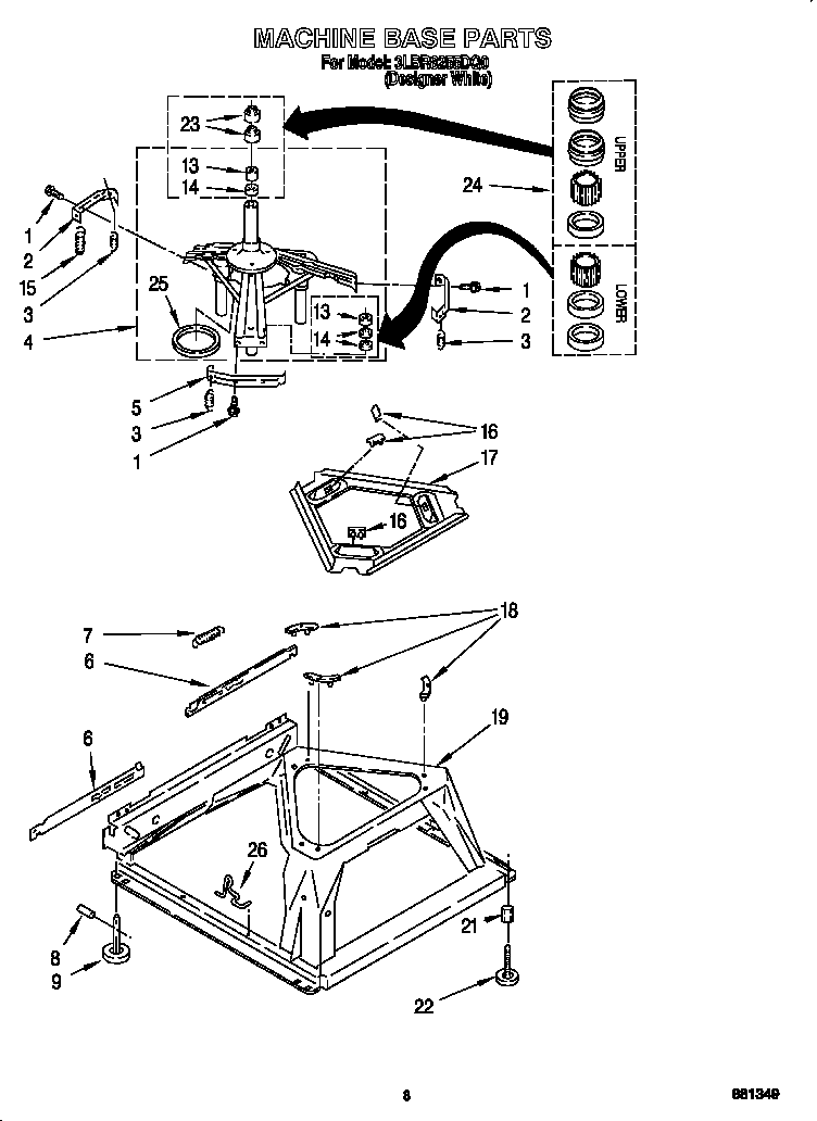 Machine base