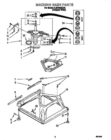Machine base
