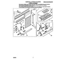 Whirlpool BHAC2400BS2 installation parts diagram