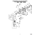 KitchenAid KEMS306XBL4 magnetron and air flow diagram
