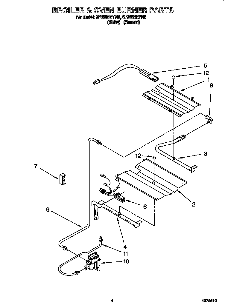 BROILER AND OVEN BURNER