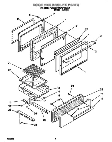Door and broiler