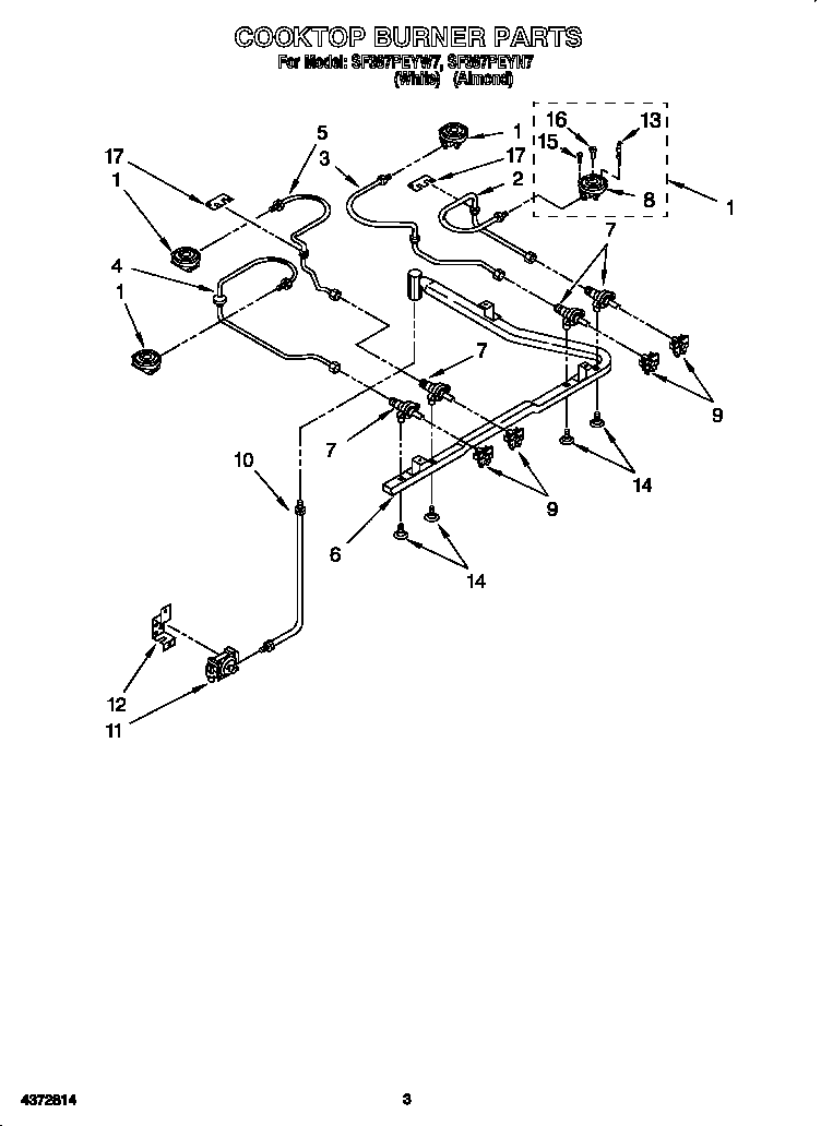 Cooktop burner