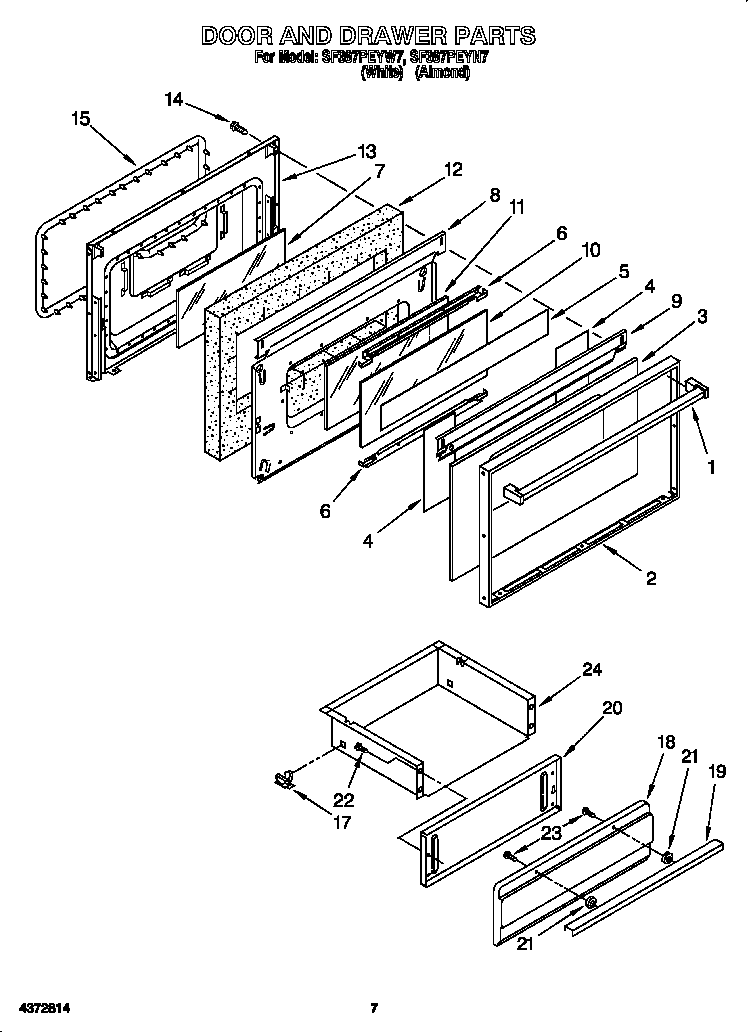 Door and drawer