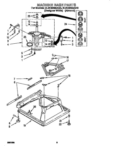 Machine base