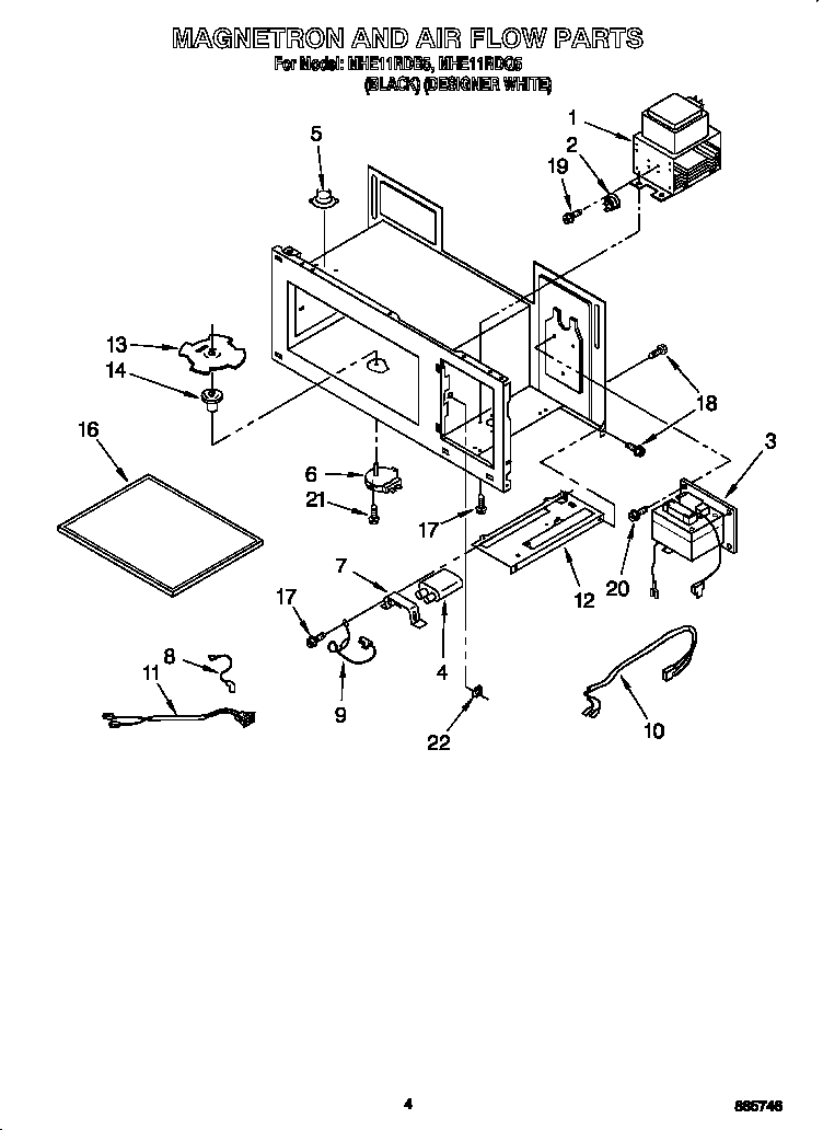 Magnetron and air flow