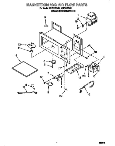 Magnetron and air flow