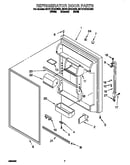 Refrigerator door