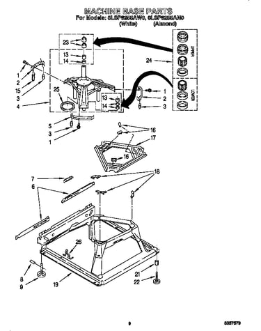 Machine base